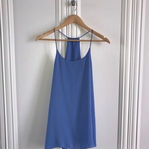 PERIWINKLE GREY/ BLUE CAMISOLE TANK XL